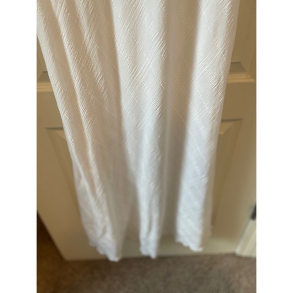 Free People Size S White Now & Forever Endless Summer Maxi Dress Puff Sleeve - Picture 14 of 14